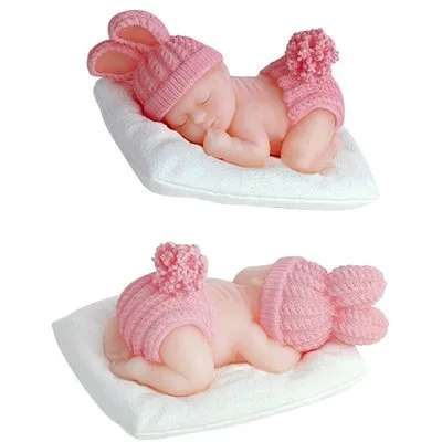 New Arrival Design 3D Baby Silicone Mold Baby Dressed Bunny Chocolate Fondant Cake Decorating Tools H716
New Arrival Design 3D Baby Silicone Mold Baby Dressed Bunny Chocolate Fondant Cake Decorating Tools H716