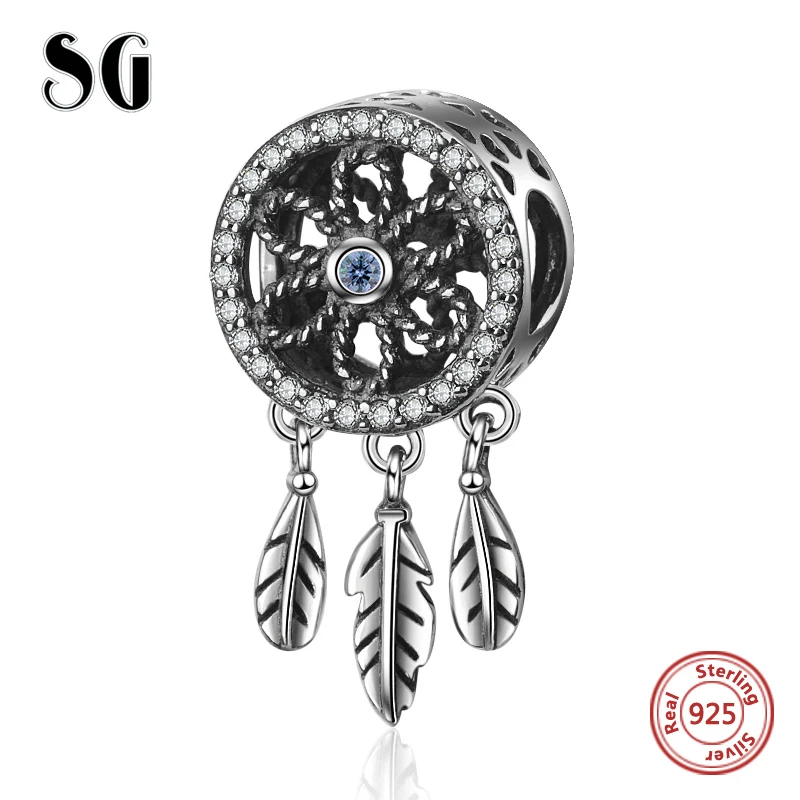 SG 925 Sterling Silver Charms Antique Dream catcher Beads Fit pandora bracelets fashion diy Jewelry making for women gifts
SG 925 Sterling Silver Charms Antique Dream catcher Beads Fit pandora bracelets fashion diy Jewelry making for women gifts