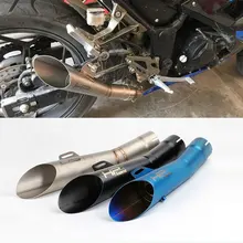HP Akrapovic tubo de Escape da motocicleta Silenciador Scooter De Escape Moto GP Universel DB Assassino Slip-on Para KTM 390 R3 r6 MT03 Da Bicicleta Da Sujeira(China)