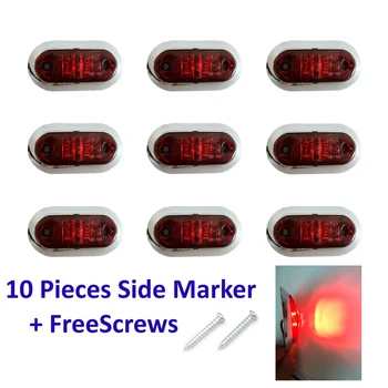 Wide Range Voltage 10-30V 10 PCS Electroplated Lampholders Oval Chrome Lamp Holder White Red Yellow Three Colors Side Marker
Wide Range Voltage 10-30V 10 PCS Electroplated Lampholders Oval Chrome Lamp Holder White Red Yellow Three Colors Side Marker
