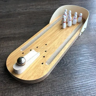 New Die-cast Wood Children's Mini Bowling Wood Casual Finger Stress Relief Board Game Adult Ball Puzzle Toy Gift Toys Children
New Die-cast Wood Children's Mini Bowling Wood Casual Finger Stress Relief Board Game Adult Ball Puzzle Toy Gift Toys Children
