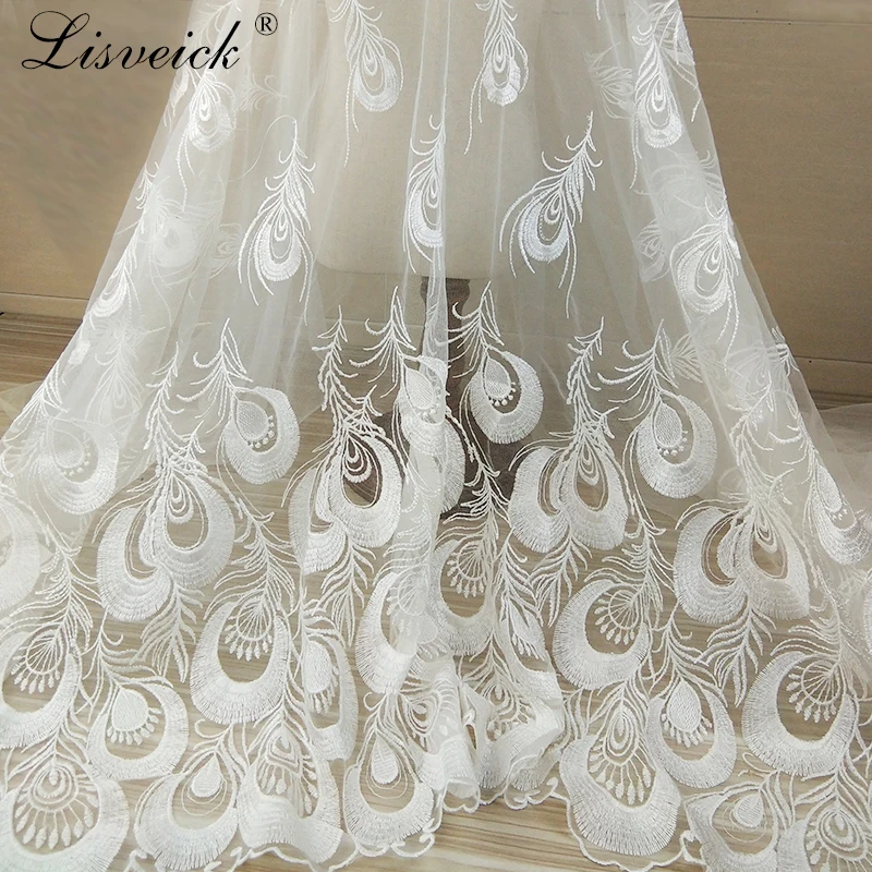 1yard white Peacock Embroidery Lace Fabric Skirt Fashion Clothing Nigerian Lace DIY Wedding party Dress French Tulle Lace Fabric
1yard white Peacock Embroidery Lace Fabric Skirt Fashion Clothing Nigerian Lace DIY Wedding party Dress French Tulle Lace Fabric