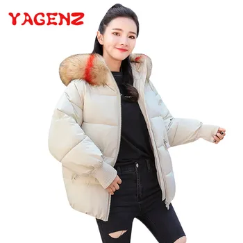 YAGENZ Fashion Winter Jacket Women Fur Collar Hooded Coat Thicken Winter Coat Women Parkas Warm Down Jacket Female Outerwear 168
YAGENZ Fashion Winter Jacket Women Fur Collar Hooded Coat Thicken Winter Coat Women Parkas Warm Down Jacket Female Outerwear 168