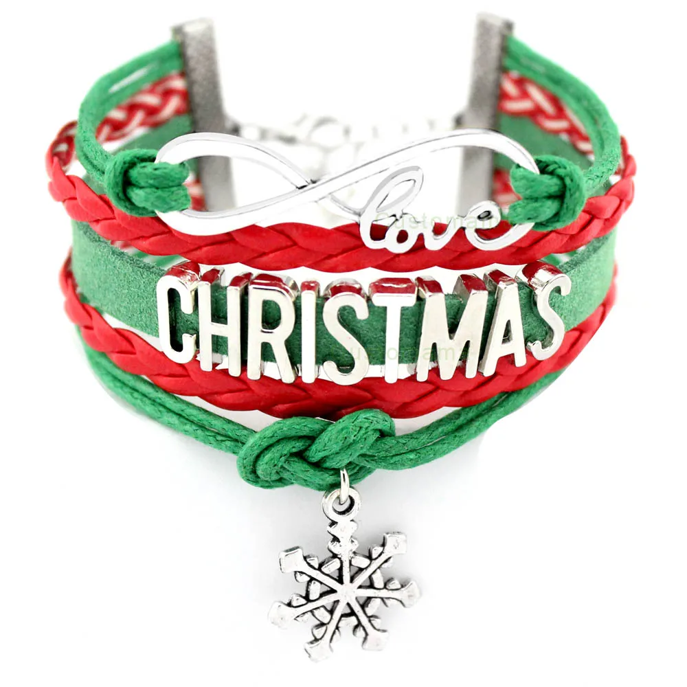 Merry Christmas Snowman Snowflake Charm Bracelets X-mas Infinity 18mm Dome Cabochon Handmade Jewelry Women Men Red Green Gift
Merry Christmas Snowman Snowflake Charm Bracelets X-mas Infinity 18mm Dome Cabochon Handmade Jewelry Women Men Red Green Gift