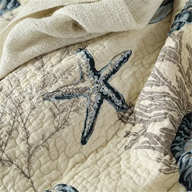 FADFAY-Home-Textile-100-Cotton-Blue-Ocean-Comforter-Set-Nautical-Bedding-Set-Bed-Sheets-Duvet-Cover (2)