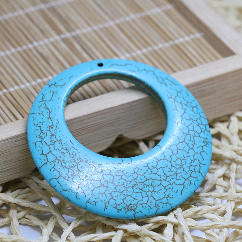 Fashion blue calaite turquoises stone 55*55mm circle/ring shape pendant beads for women fashion clothes jewelry making B319
Fashion blue calaite turquoises stone 55*55mm circle/ring shape pendant beads for women fashion clothes jewelry making B319