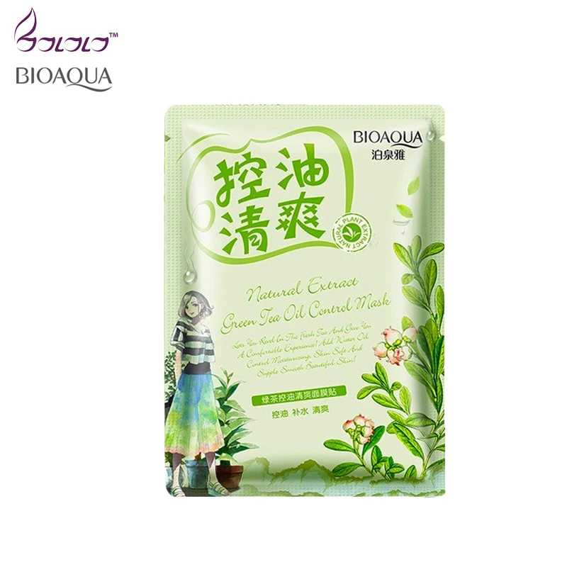 Green Tea Oil Control Moisturizing facial face mask sheet fresh not greasy brighten the skin care cosmetics brand treatment mask
Green Tea Oil Control Moisturizing facial face mask sheet fresh not greasy brighten the skin care cosmetics brand treatment mask