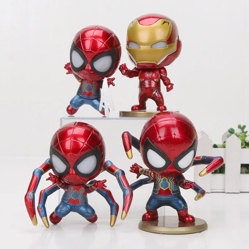 Avengers Light Up Endgame Marvel Iron Man Spiderman Iron Spider Bobble Head Figure Action Model Toy
Avengers Light Up Endgame Marvel Iron Man Spiderman Iron Spider Bobble Head Figure Action Model Toy