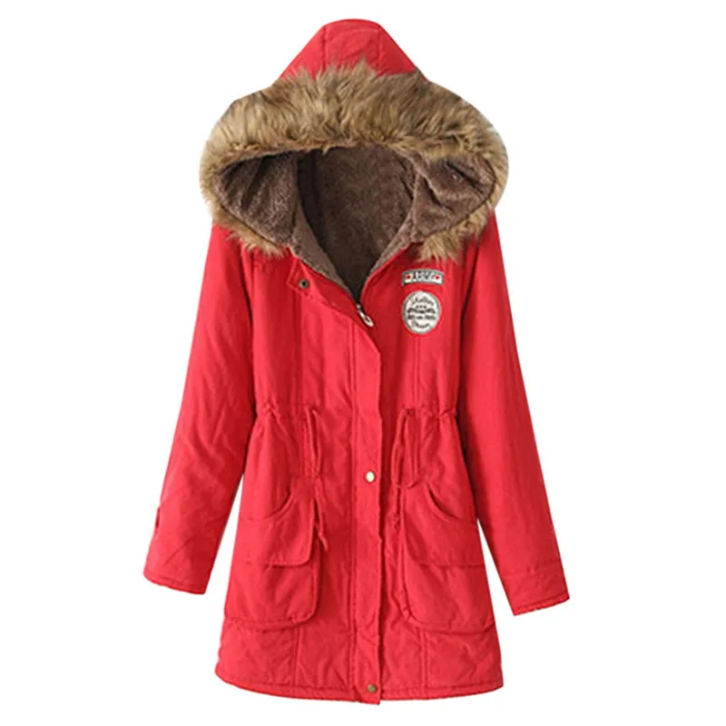 Laamei Female Winter Coat Thickening Cotton Winter Jacket Fashion Womens Outwear Parkas for Women Winter 2019 New Parkas Women
Laamei Female Winter Coat Thickening Cotton Winter Jacket Fashion Womens Outwear Parkas for Women Winter 2019 New Parkas Women
