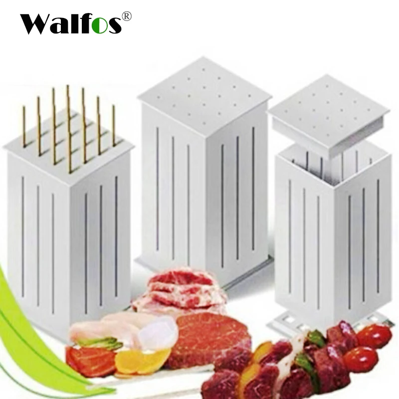 WALFOS Barbecue Skewer BBQ Grill Accessories Tools Brochettes BBQ Meat Skewer Machine Kebab Maker Set
WALFOS Barbecue Skewer BBQ Grill Accessories Tools Brochettes BBQ Meat Skewer Machine Kebab Maker Set