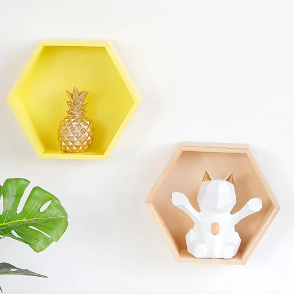 Nordic Style Home Office Decor Wall Mount Wood Hexagonal Frame Books Toys Storage Shelf Rack Holder For Home Child Bedroom Decor
Nordic Style Home Office Decor Wall Mount Wood Hexagonal Frame Books Toys Storage Shelf Rack Holder For Home Child Bedroom Decor