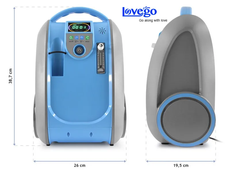 Портативный кислородный концентратор 1 5 л/мин Lovego генератор LG101 для