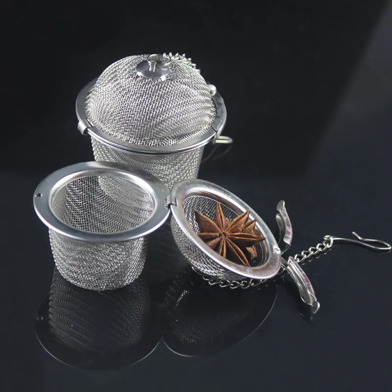 YIBO Stainless Steel Tea Strainer Infuser Tea Locking Ball Tea Spice Mesh Herbal Ball cooking tools
YIBO Stainless Steel Tea Strainer Infuser Tea Locking Ball Tea Spice Mesh Herbal Ball cooking tools