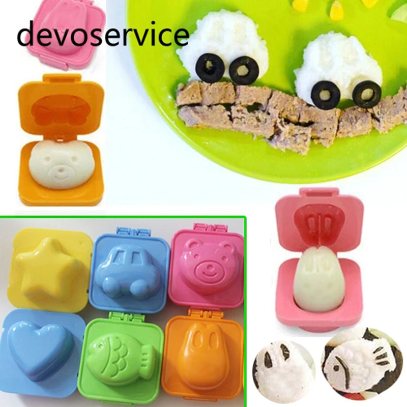 1Pcs Cartoon Boiled Egg Mold Rice Sushi Maker Moulds Cute Egg Rings Sandwich Cutter Egg Tools For Baby Lunch Decoration
1Pcs Cartoon Boiled Egg Mold Rice Sushi Maker Moulds Cute Egg Rings Sandwich Cutter Egg Tools For Baby Lunch Decoration
