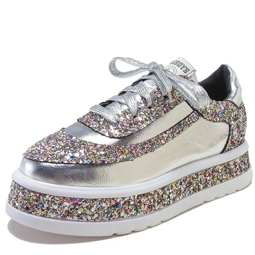 Designer Glitter Platform Sneakers 2019 New Ladies Flat Casual Shoes Dames Sneakers Women Shoes Trainers Basket Chaussure Femme
Designer Glitter Platform Sneakers 2019 New Ladies Flat Casual Shoes Dames Sneakers Women Shoes Trainers Basket Chaussure Femme