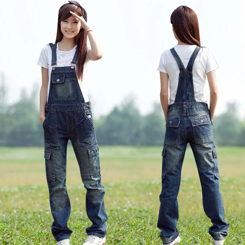 Spring Autumn Women Casual Denim Rompers Bib Overalls Jeans Jumpsuit Multi-Pockets Plus Size 6XL 7XL 8XL Straight Rompers W042
Spring Autumn Women Casual Denim Rompers Bib Overalls Jeans Jumpsuit Multi-Pockets Plus Size 6XL 7XL 8XL Straight Rompers W042