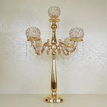 10PCS Metal Gold/Silver Candle Holders 5-Arms With Crystals Stand Pillar Candlestick For Wedding Table Centerpieces Decoration
10PCS Metal Gold/Silver Candle Holders 5-Arms With Crystals Stand Pillar Candlestick For Wedding Table Centerpieces Decoration