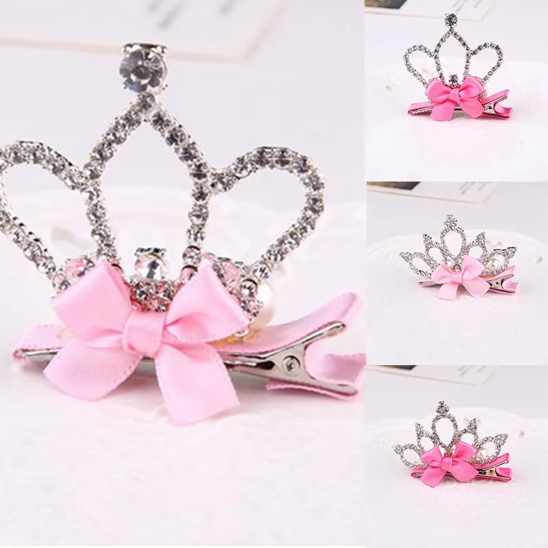 Rhinestone Crown Hair Clip Shiny Bow Princess Queen Children Accessories Hair Barrettes
Rhinestone Crown Hair Clip Shiny Bow Princess Queen Children Accessories Hair Barrettes
