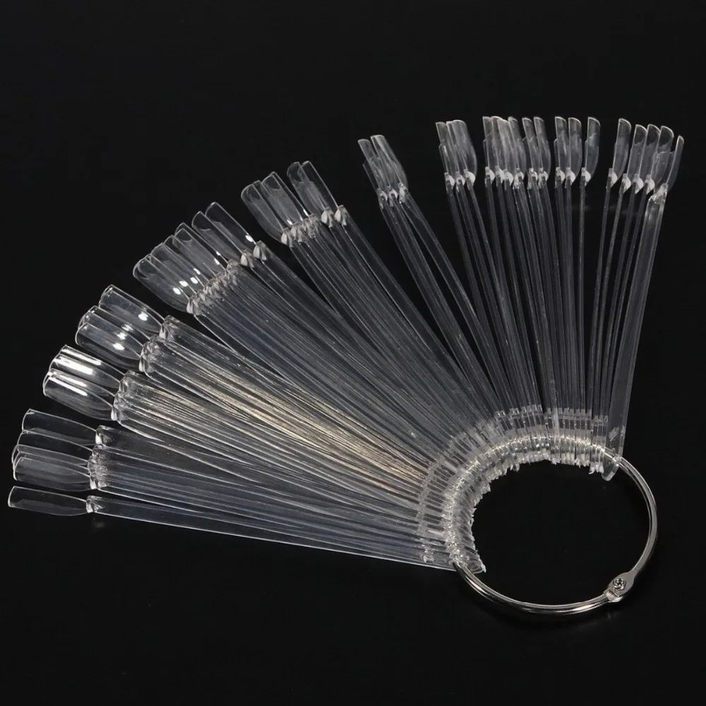 50pcs/lot False Nails Fan Style Fake Nails Tips Artificial Nails Pallet Nail Art Display Clipper Nep White Clear Makeup Tools
50pcs/lot False Nails Fan Style Fake Nails Tips Artificial Nails Pallet Nail Art Display Clipper Nep White Clear Makeup Tools