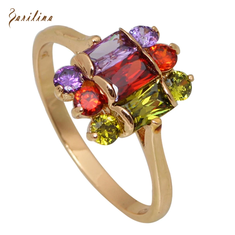 Shiny yellow Gold Red Green Purple Cubic Zirconia ring for women fashion jewelry size 6 7 8 R288
Shiny yellow Gold Red Green Purple Cubic Zirconia ring for women fashion jewelry size 6 7 8 R288