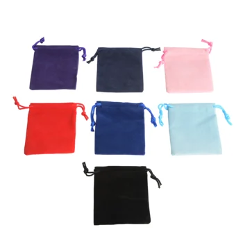 De Bijoux 100Pcs Mix Color 5x7cm Velvet Bag Ring Jewelry Bag Velvet pouch for wedding birthday Annual party promotion Gift Bags
De Bijoux 100Pcs Mix Color 5x7cm Velvet Bag Ring Jewelry Bag Velvet pouch for wedding birthday Annual party promotion Gift Bags