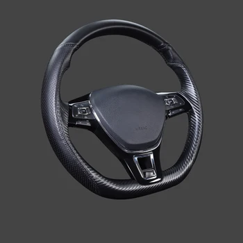 For Tiguan Second Generation 2017-2019 steering wheel cover Hand-stitched leather steering wheel cover Car interior accessories
For Tiguan Second Generation 2017-2019 steering wheel cover Hand-stitched leather steering wheel cover Car interior accessories