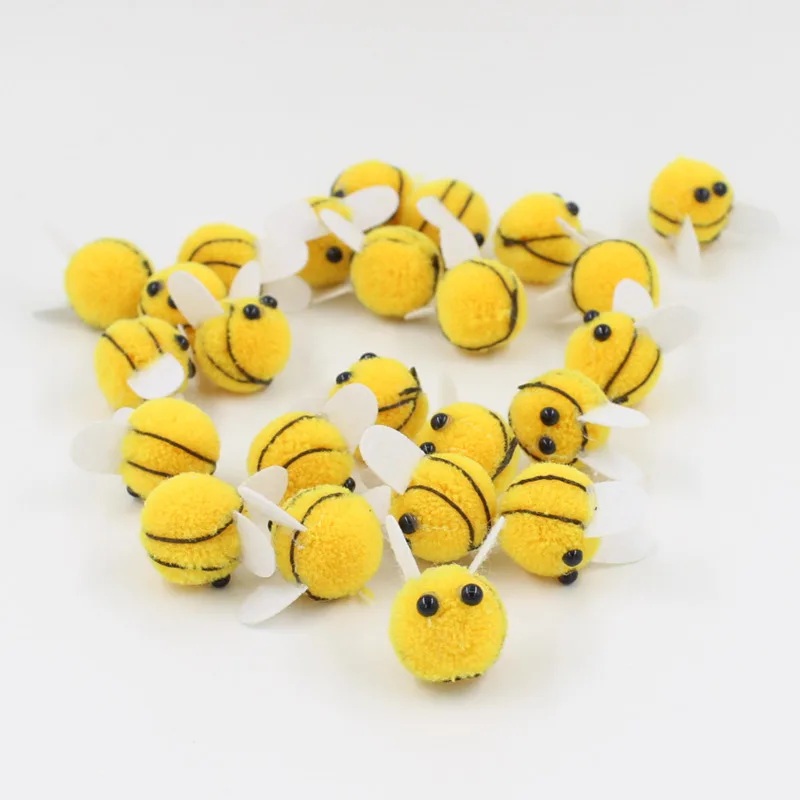 Pompom 20mm Yellow bee Soft Pompones Fluffy Plush Crafts DIY Pom Poms Ball Furball Home Decor Sewing Supplies
Pompom 20mm Yellow bee Soft Pompones Fluffy Plush Crafts DIY Pom Poms Ball Furball Home Decor Sewing Supplies