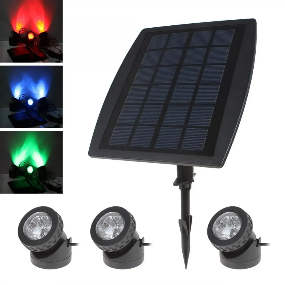 LED Solar Spotlight Bright Light Lamp With Solar Panel Outdoor Lighting Solar Powered Lamp Wall Light Garden Pool Decoration
LED Solar Spotlight Bright Light Lamp With Solar Panel Outdoor Lighting Solar Powered Lamp Wall Light Garden Pool Decoration