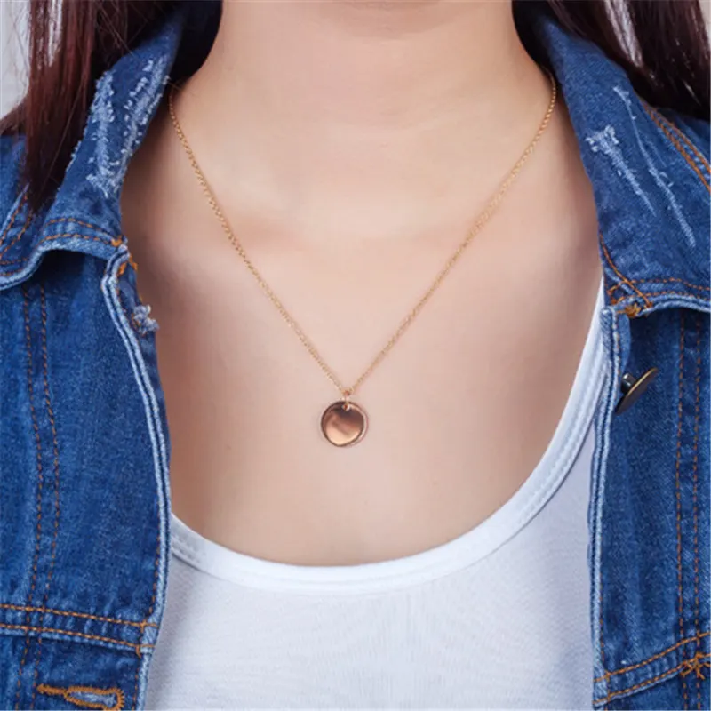 Fashion Short Link Chain Necklace & Pendant gold silver Color round Chokers Necklace for Women Bohemian Jewelry Gift
Fashion Short Link Chain Necklace & Pendant gold silver Color round Chokers Necklace for Women Bohemian Jewelry Gift