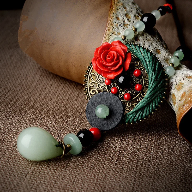 necklace for women round red lacquer flowers copper alloy vintage fine necklaces jewelry accessories long sweater choker XL202
necklace for women round red lacquer flowers copper alloy vintage fine necklaces jewelry accessories long sweater choker XL202