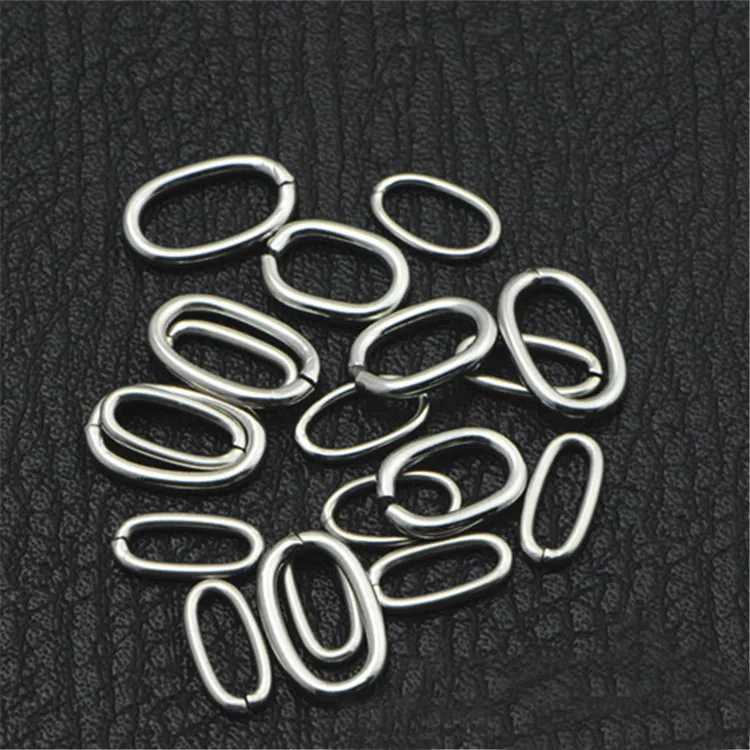 100 PCS 5/6/7/8/8.5/9/11/13mm Metal Stainless Steel Oval Open Jump Ring Charms Link Loop Connector Charm DIY Jewelry Components
100 PCS 5/6/7/8/8.5/9/11/13mm Metal Stainless Steel Oval Open Jump Ring Charms Link Loop Connector Charm DIY Jewelry Components