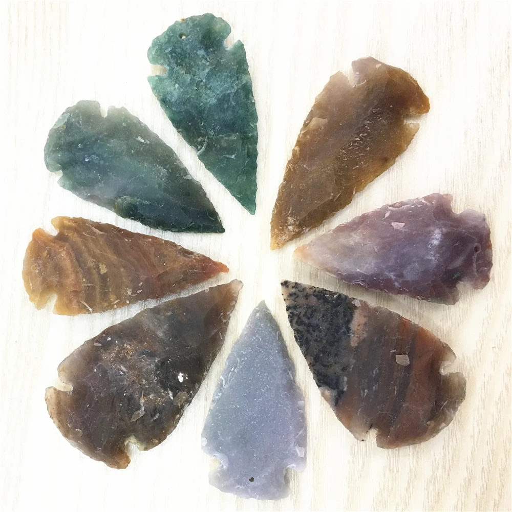 Hot VWomen Men Raw Ore Gems Indian Agates Charm Pendant for Necklace Arrow Head Rough Healing Point Natural Stone Pendants 6pcs
Hot VWomen Men Raw Ore Gems Indian Agates Charm Pendant for Necklace Arrow Head Rough Healing Point Natural Stone Pendants 6pcs