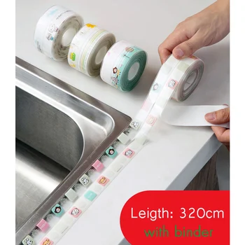 Waterproof stickers self-adhesive sink counter top seam proof tape bathroom and kitchen mildew proof strip static cling sticker
Waterproof stickers self-adhesive sink counter top seam proof tape bathroom and kitchen mildew proof strip static cling sticker