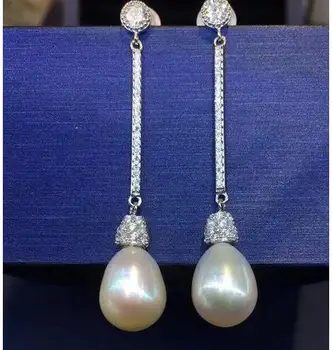free shipping >>>>noble jewelry NEW AAA 10-12mm Freshwater White Drop Pearl Earring
free shipping >>>>noble jewelry NEW AAA 10-12mm Freshwater White Drop Pearl Earring