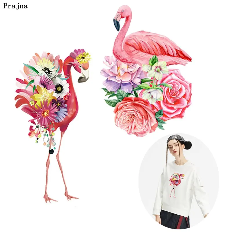 Prajna Daisy Flamingo Hot Press Transfer Flower Birds Iron-on Patches Romantic Pink Heat Transfers For Woman Dress DIY Appliques
Prajna Daisy Flamingo Hot Press Transfer Flower Birds Iron-on Patches Romantic Pink Heat Transfers For Woman Dress DIY Appliques