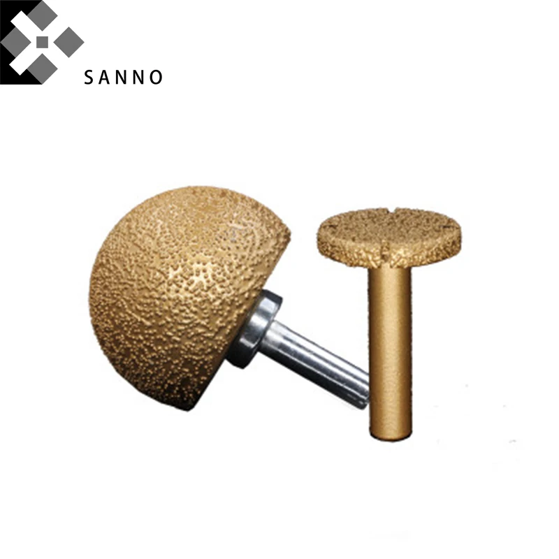 2 Piece High wear - resistant grinding tools braze dry / wet stone polishing burr cutter for inner arc pots
2 Piece High wear - resistant grinding tools braze dry / wet stone polishing burr cutter for inner arc pots