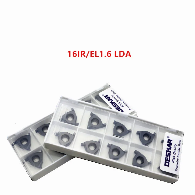 DESKAR 10P 16IR/EL1.6 LDA/ 1.7 / 1.8 / 1.9 / 2.0 / 2.1 / 2.2 / 2.25 / 2.3 LDA CNC Carbide Grooving insert For P.M.K
DESKAR 10P 16IR/EL1.6 LDA/ 1.7 / 1.8 / 1.9 / 2.0 / 2.1 / 2.2 / 2.25 / 2.3 LDA CNC Carbide Grooving insert For P.M.K