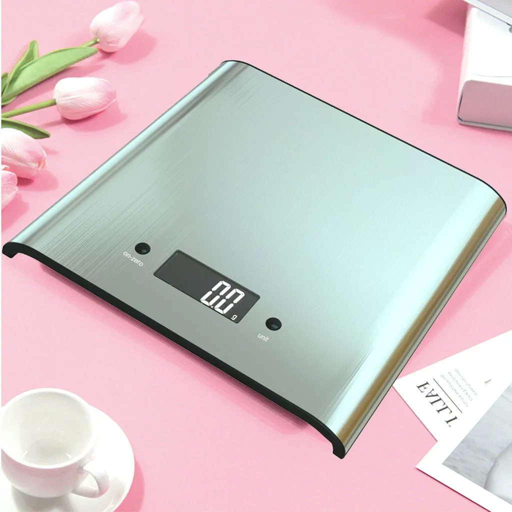 1pc Highest Quality Electronic Digital Kitchen Scales Accuracy LCD Display Stainless Steel Small electronic scale 5 kg
1pc Highest Quality Electronic Digital Kitchen Scales Accuracy LCD Display Stainless Steel Small electronic scale 5 kg