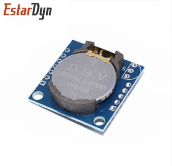 50pcs/LOT I2C RTC DS1307 AT24C32 Real Time Clock Module (with battery)For AVR ARM PIC Tiny RTC I2C modules memory DS1307 clock
50pcs/LOT I2C RTC DS1307 AT24C32 Real Time Clock Module (with battery)For AVR ARM PIC Tiny RTC I2C modules memory DS1307 clock