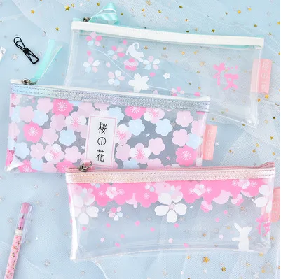 1 Pcs Kawaii Pencil Case Cherry blossom Gift Estuches School Pencil Box Pencilcase Pencil Bag School Supplies Stationery
1 Pcs Kawaii Pencil Case Cherry blossom Gift Estuches School Pencil Box Pencilcase Pencil Bag School Supplies Stationery