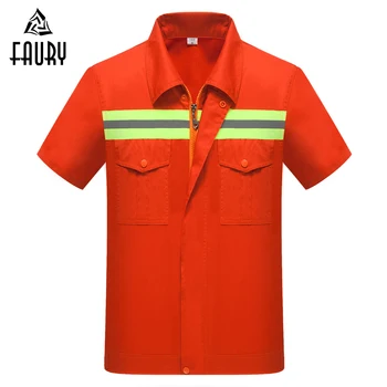 Wholesale Unisex Engineering Uniform Work Clothes Short Sleeve Repairment Workshop Reflector Labour Protection Jacket Pants
Wholesale Unisex Engineering Uniform Work Clothes Short Sleeve Repairment Workshop Reflector Labour Protection Jacket Pants