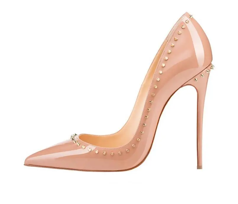 Cross-boundary special for women's shoes European station sharp shallow rivet high heels women's single shoes foreign trade Amaz
Cross-boundary special for women's shoes European station sharp shallow rivet high heels women's single shoes foreign trade Amaz