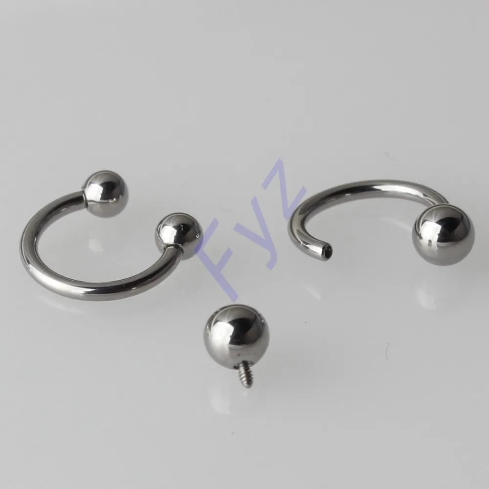 G23 Titanium Internally Thread Ball Horseshoe Rings Piercing Ear Tragus Eyebrow Lip Ring Nose Hoop Septum Nipple Ring Jewelry
G23 Titanium Internally Thread Ball Horseshoe Rings Piercing Ear Tragus Eyebrow Lip Ring Nose Hoop Septum Nipple Ring Jewelry
