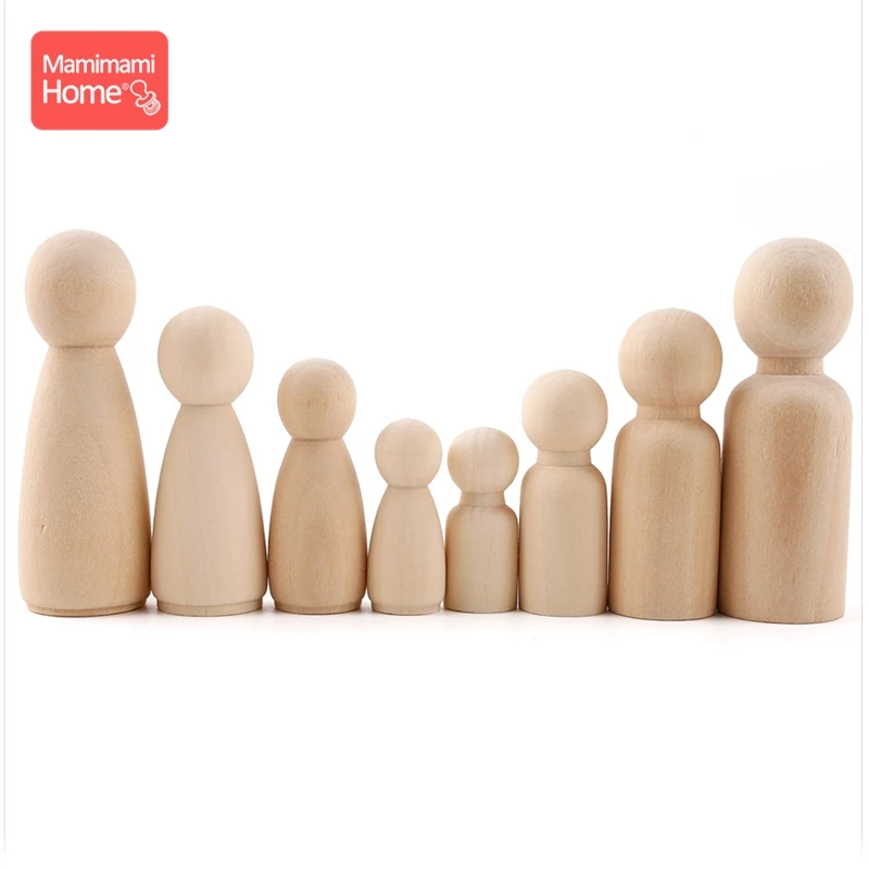 Mamihome 50pc Baby Wooden Peg Dolls Unfinished Wooden Peg Doll Maple Wood Rodent Montessori Toys Children'S Goods Boy Girl Gifts
Mamihome 50pc Baby Wooden Peg Dolls Unfinished Wooden Peg Doll Maple Wood Rodent Montessori Toys Children'S Goods Boy Girl Gifts