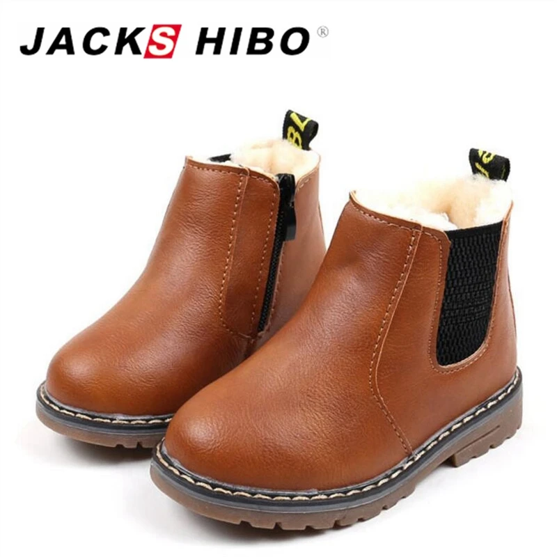 Toddler//Little Kid//Big Kid JACKSHIBO Girls Boys Outdoor Waterproof Winter Snow Boots