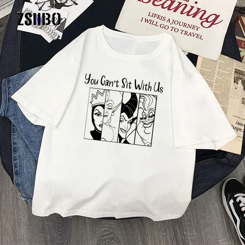 You cant sit with us Summer New Harajuku Letter Cartoon Print Ulzzang tops Loose Short Sleeve Female Funny T-Shirt
You cant sit with us Summer New Harajuku Letter Cartoon Print Ulzzang tops Loose Short Sleeve Female Funny T-Shirt