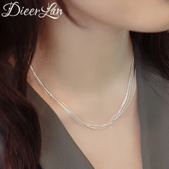 New Arrivals 925 Sterling Silver Multilayer Chain Necklaces & Pendants For Women Fashion sterling-silver-jewelry
New Arrivals 925 Sterling Silver Multilayer Chain Necklaces & Pendants For Women Fashion sterling-silver-jewelry