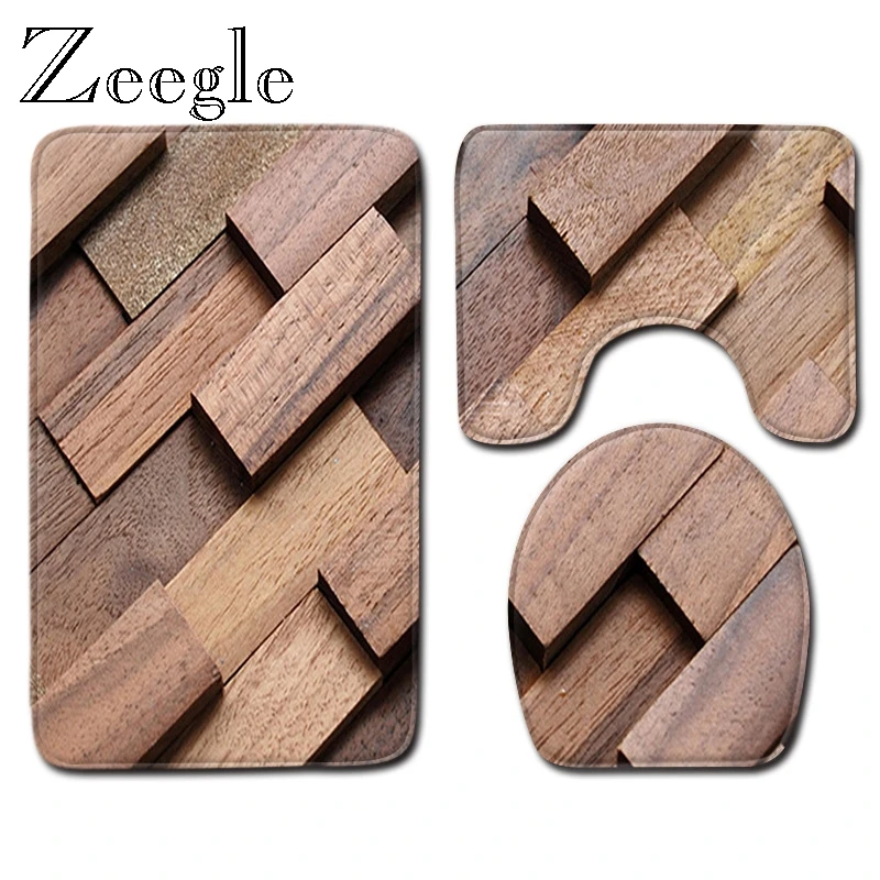 Zeegle 3Pcs Mats Toilet Carpet Bathroom Non-slip Mat Set Anti -slip Foot Mat Lid Cover Rug Set Shower Room Floor Area Rug
Zeegle 3Pcs Mats Toilet Carpet Bathroom Non-slip Mat Set Anti -slip Foot Mat Lid Cover Rug Set Shower Room Floor Area Rug