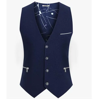 British style Men Colete Masculino Cotton Sleeveless Jacket Waistcoat Men Suit Vest Suit Dress Vests szie S-4XL 5XL 6XL
British style Men Colete Masculino Cotton Sleeveless Jacket Waistcoat Men Suit Vest Suit Dress Vests szie S-4XL 5XL 6XL