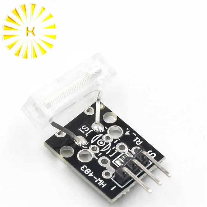 KY-031 3pin Percussion Knocking Knock Sensor Module for Arduino PIC AVR For Raspberry pi Diy Starter Kit KY031
KY-031 3pin Percussion Knocking Knock Sensor Module for Arduino PIC AVR For Raspberry pi Diy Starter Kit KY031